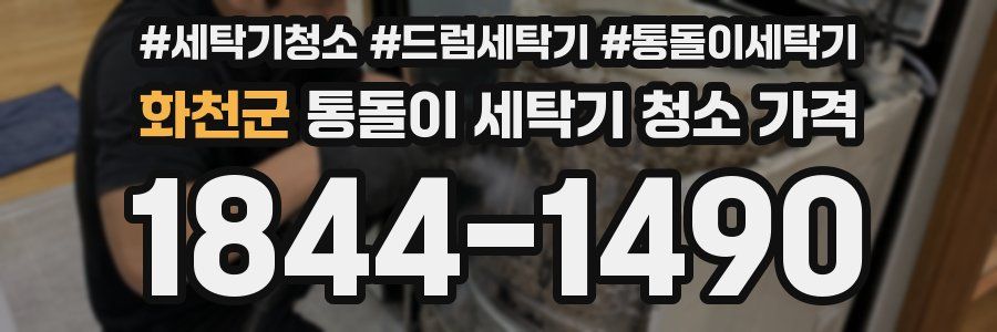 화천군 통돌이 세탁기 청소 가격