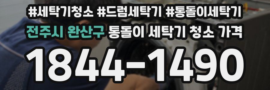 전주시 완산구 통돌이 세탁기 청소 가격