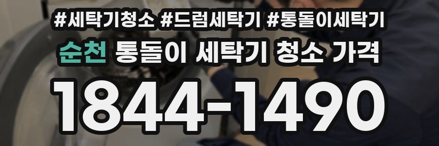 순천 통돌이 세탁기 청소 가격