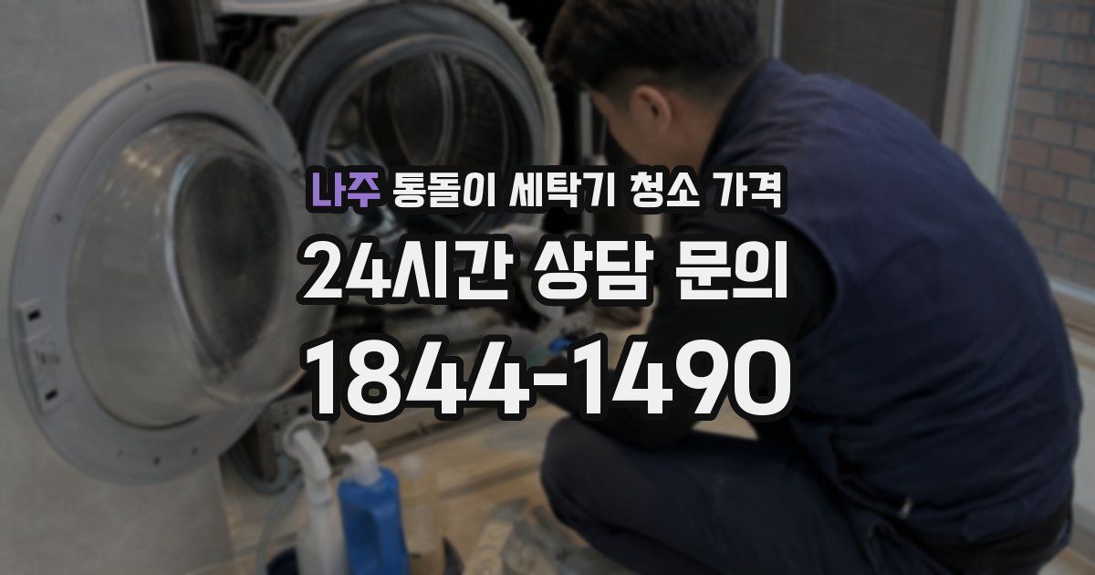 나주 통돌이 세탁기 청소 가격