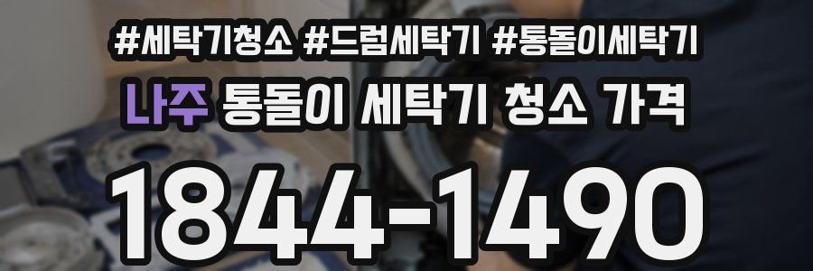 나주 통돌이 세탁기 청소 가격