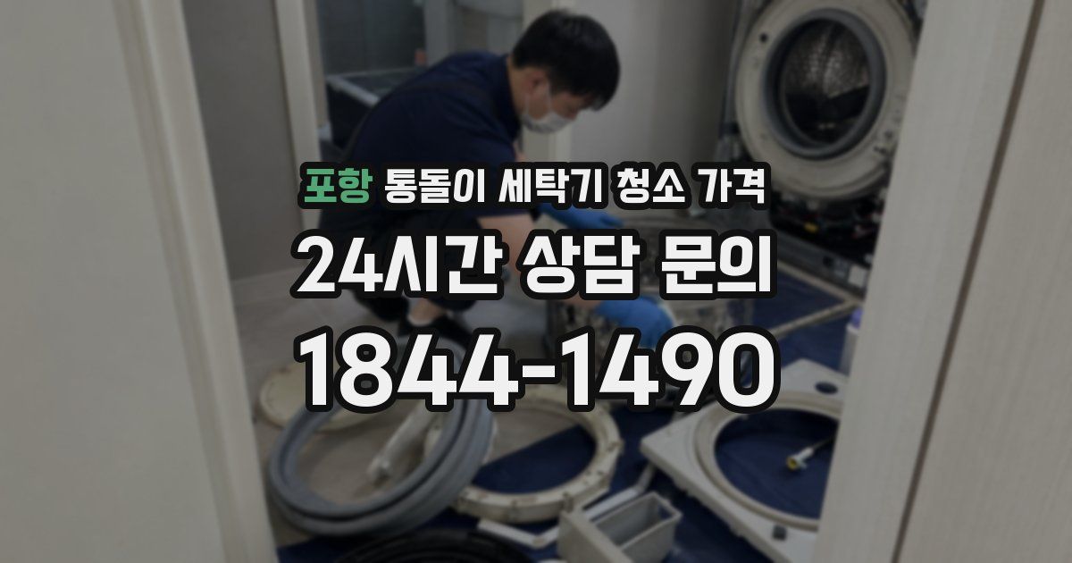 포항 통돌이 세탁기 청소 가격