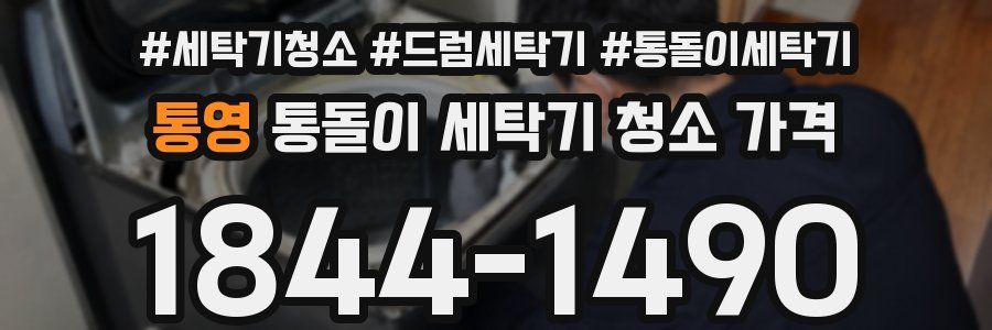 통영 통돌이 세탁기 청소 가격