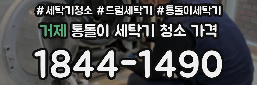 거제 통돌이 세탁기 청소 가격