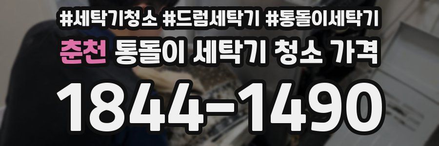 춘천 통돌이 세탁기 청소 가격