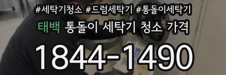 태백 통돌이 세탁기 청소 가격