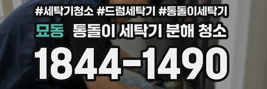 묘동 통돌이 세탁기 분해 청소