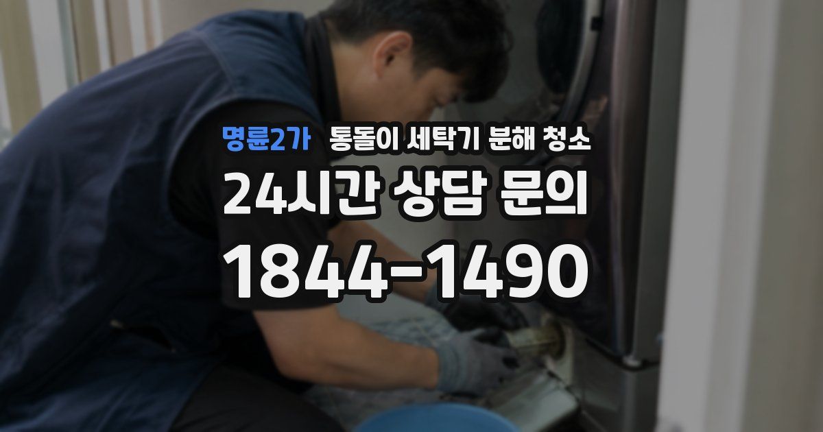 명륜2가 통돌이 세탁기 분해 청소