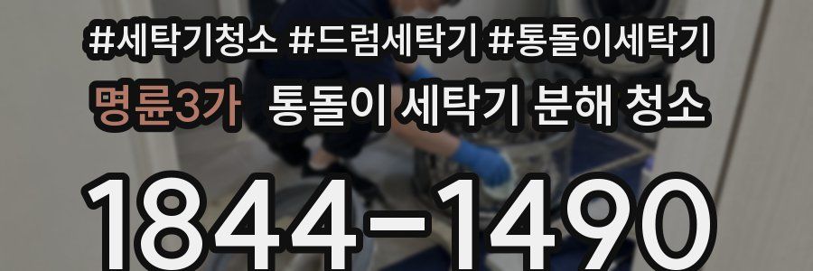 명륜3가 통돌이 세탁기 분해 청소