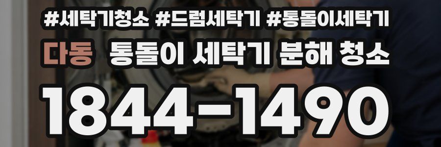 다동 통돌이 세탁기 분해 청소