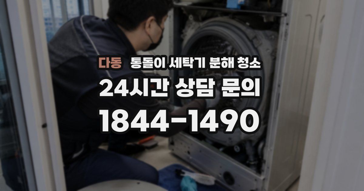 다동 통돌이 세탁기 분해 청소