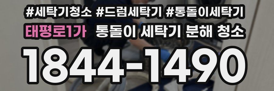 태평로1가 통돌이 세탁기 분해 청소