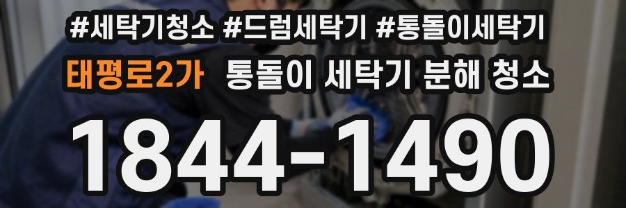태평로2가 통돌이 세탁기 분해 청소