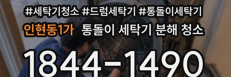 인현동1가 통돌이 세탁기 분해 청소