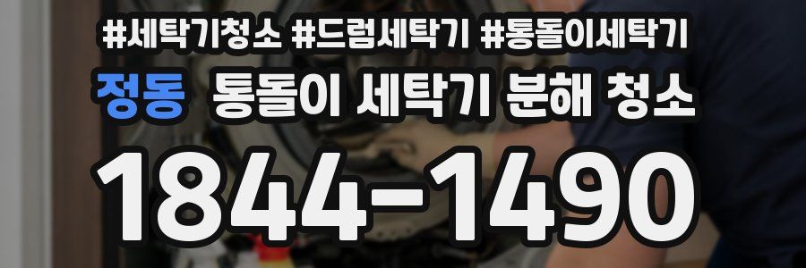 정동 통돌이 세탁기 분해 청소