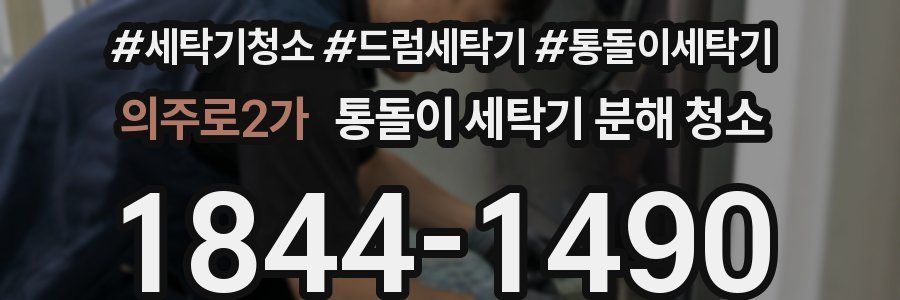 의주로2가 통돌이 세탁기 분해 청소