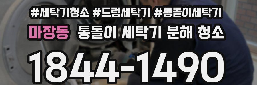 마장동 통돌이 세탁기 분해 청소