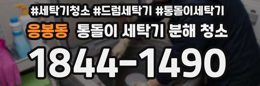 응봉동 통돌이 세탁기 분해 청소