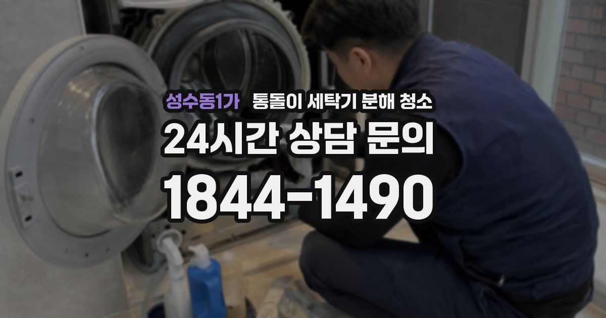성수동1가 통돌이 세탁기 분해 청소