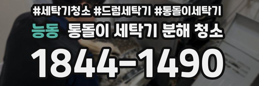 능동 통돌이 세탁기 분해 청소