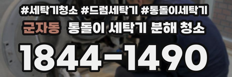 군자동 통돌이 세탁기 분해 청소