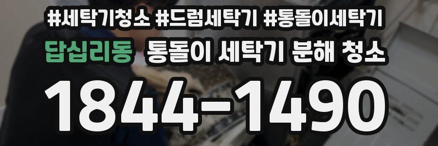 답십리동 통돌이 세탁기 분해 청소