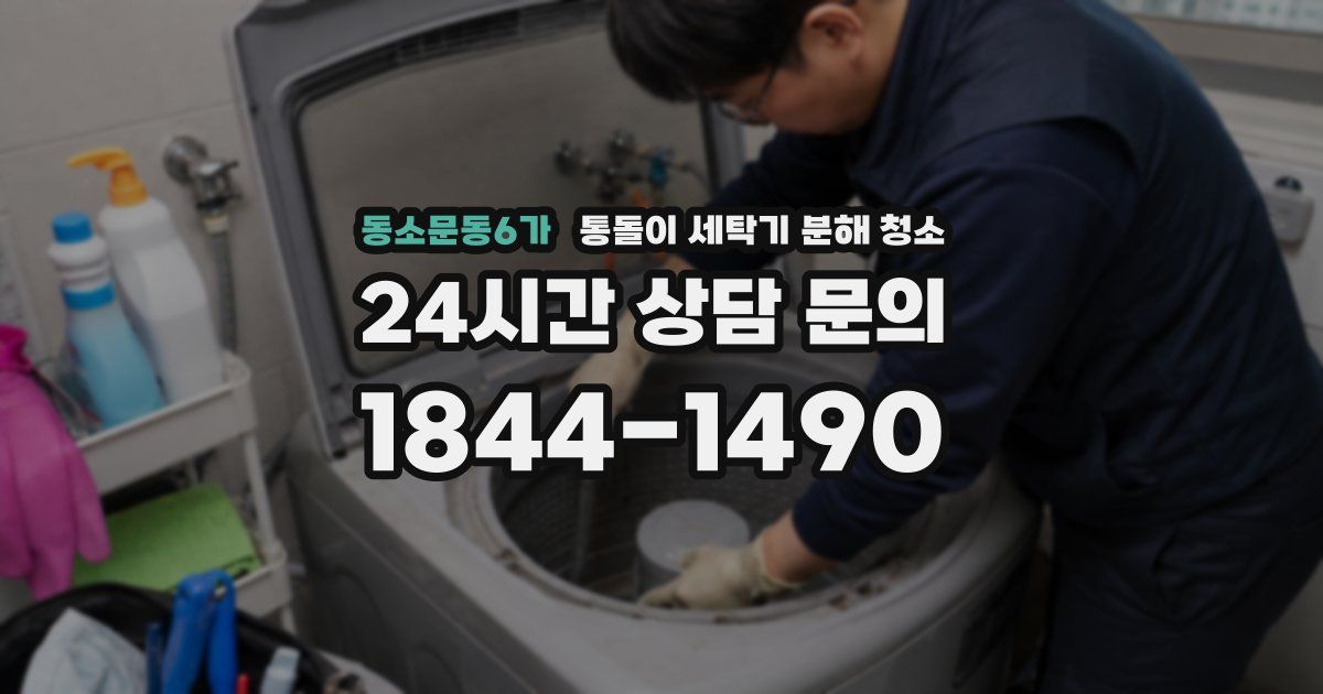 동소문동6가 통돌이 세탁기 분해 청소