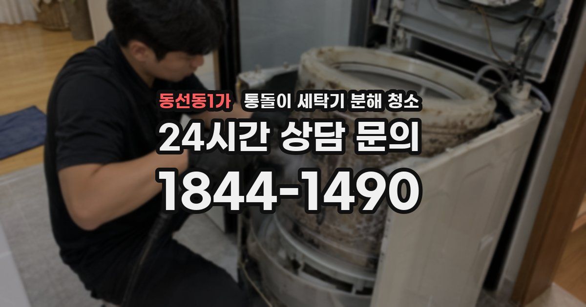 동선동1가 통돌이 세탁기 분해 청소