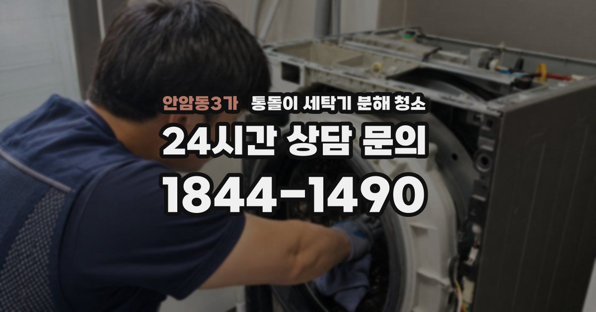 안암동3가 통돌이 세탁기 분해 청소