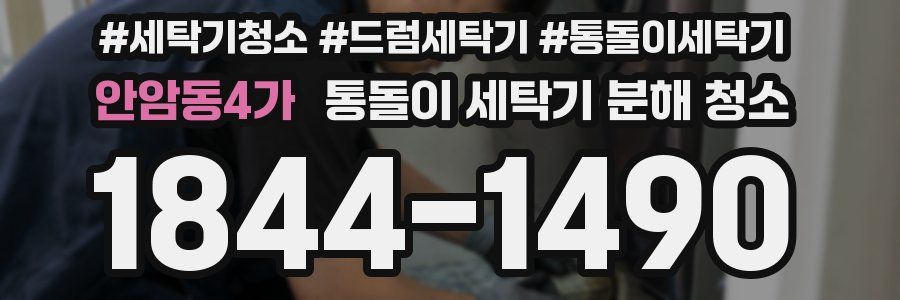 안암동4가 통돌이 세탁기 분해 청소