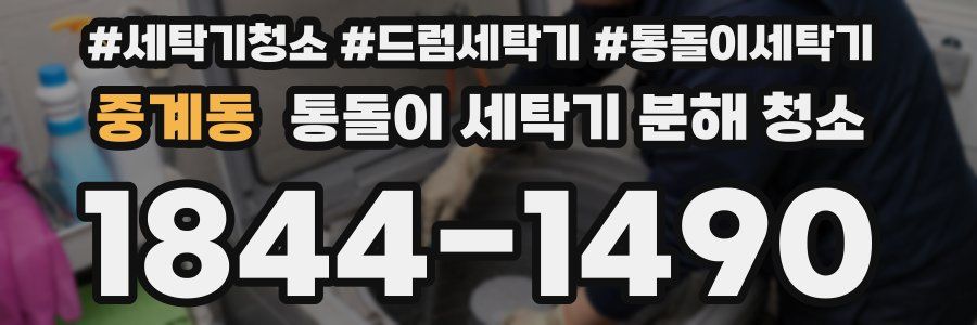 중계동 통돌이 세탁기 분해 청소