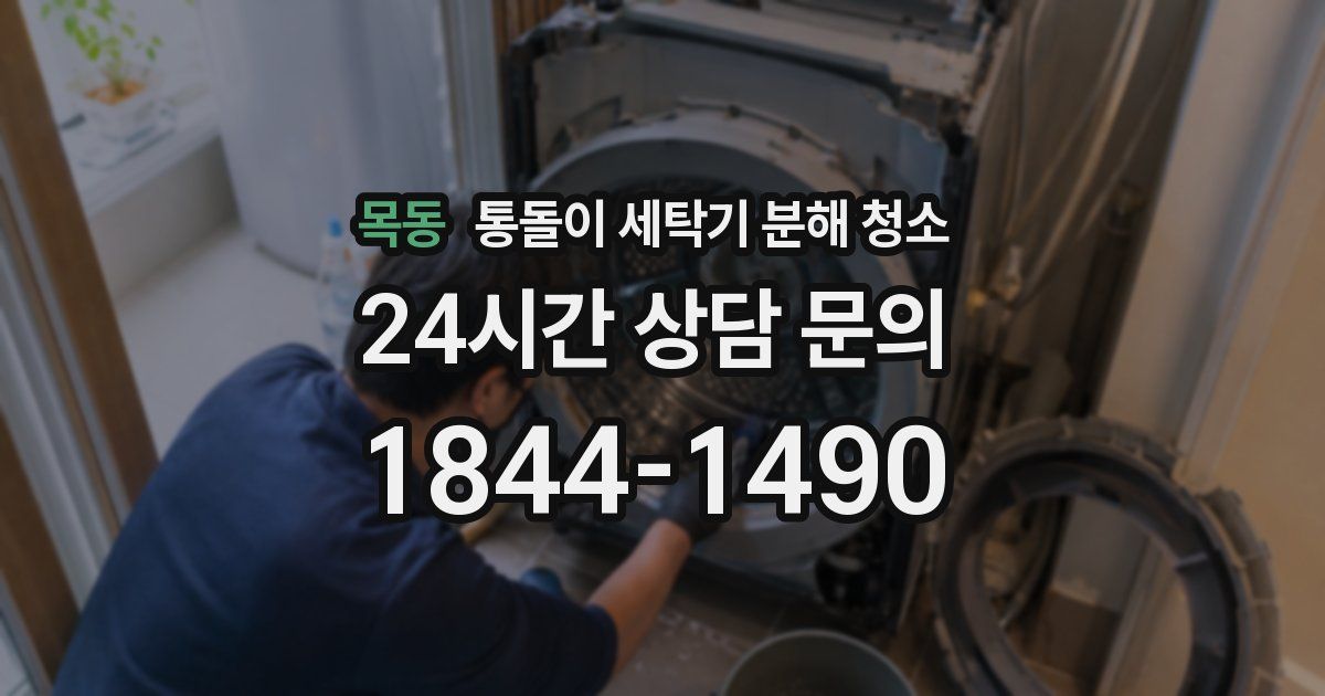 목동 통돌이 세탁기 분해 청소