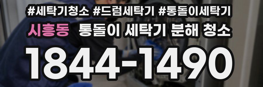 시흥동 통돌이 세탁기 분해 청소