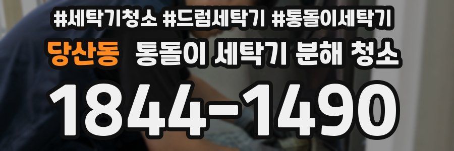 당산동 통돌이 세탁기 분해 청소