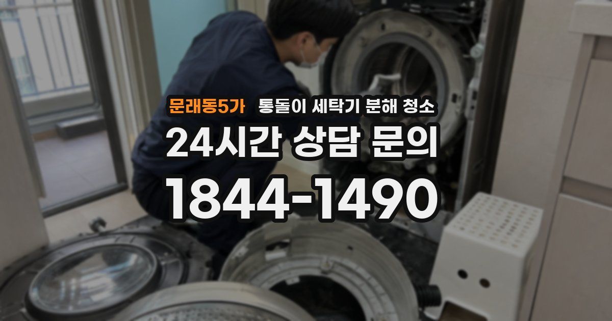 문래동5가 통돌이 세탁기 분해 청소