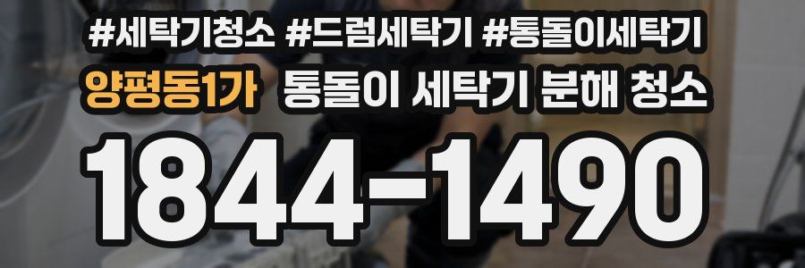 양평동1가 통돌이 세탁기 분해 청소