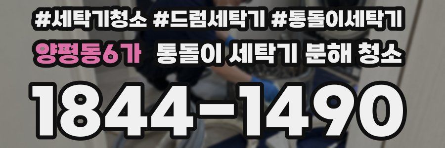 양평동6가 통돌이 세탁기 분해 청소