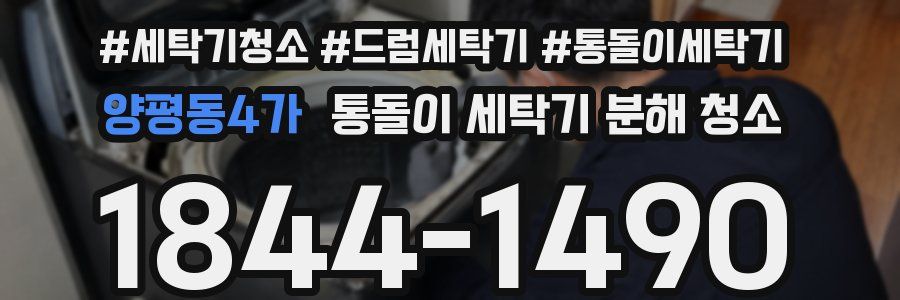 양평동4가 통돌이 세탁기 분해 청소