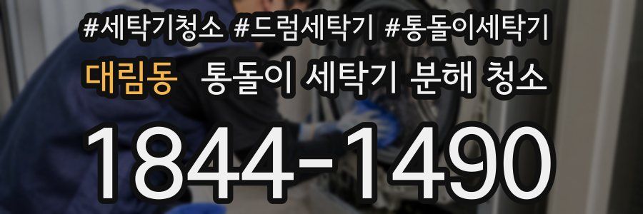 대림동 통돌이 세탁기 분해 청소