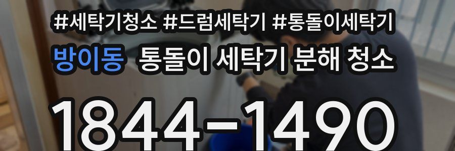 방이동 통돌이 세탁기 분해 청소