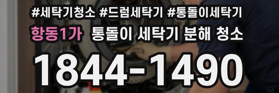 항동1가 통돌이 세탁기 분해 청소