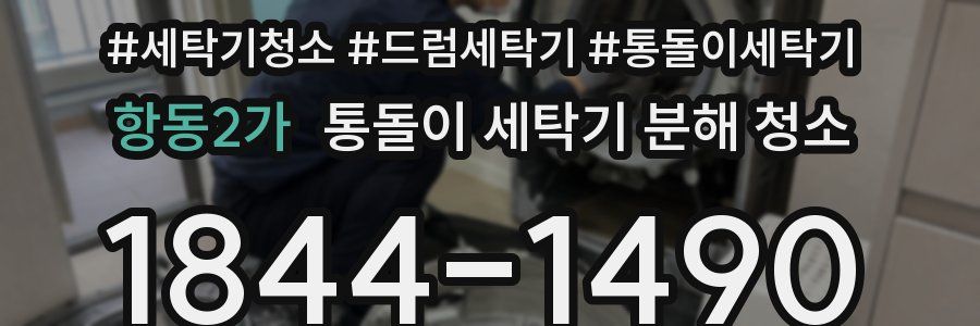 항동2가 통돌이 세탁기 분해 청소