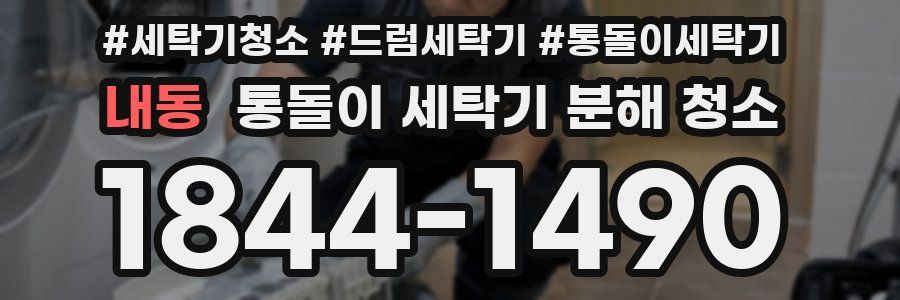 내동 통돌이 세탁기 분해 청소