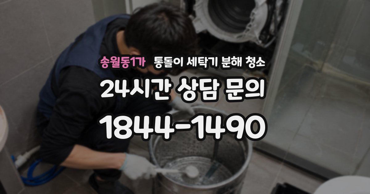 송월동1가 통돌이 세탁기 분해 청소