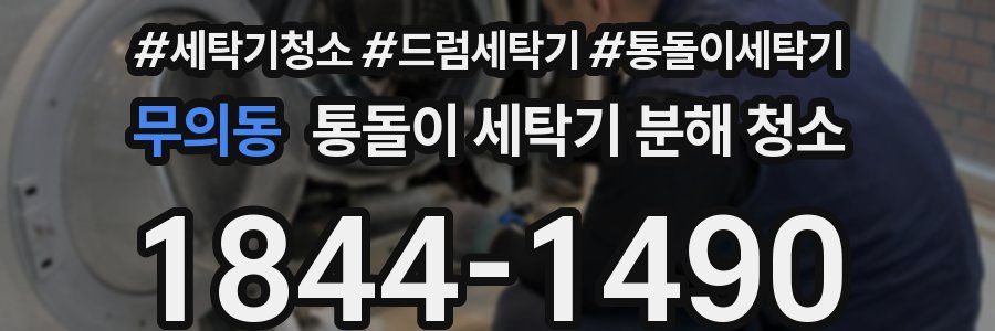 무의동 통돌이 세탁기 분해 청소