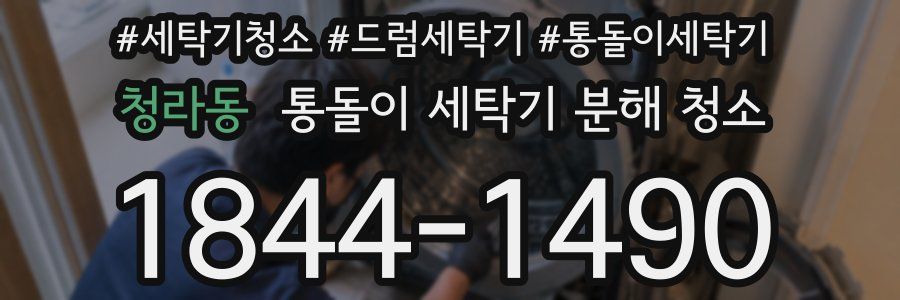 청라동 통돌이 세탁기 분해 청소