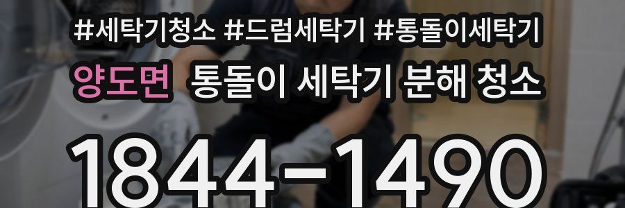양도면 통돌이 세탁기 분해 청소