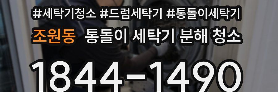 조원동 통돌이 세탁기 분해 청소