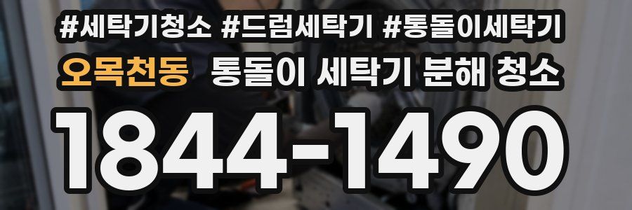 오목천동 통돌이 세탁기 분해 청소