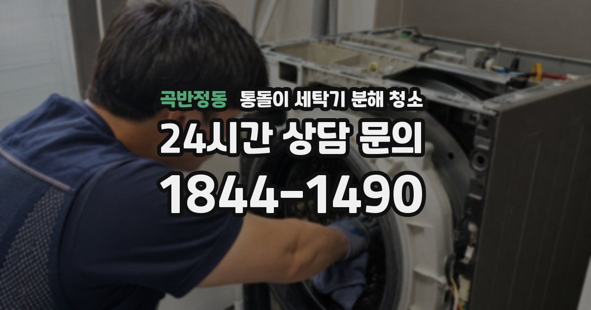 곡반정동 통돌이 세탁기 분해 청소